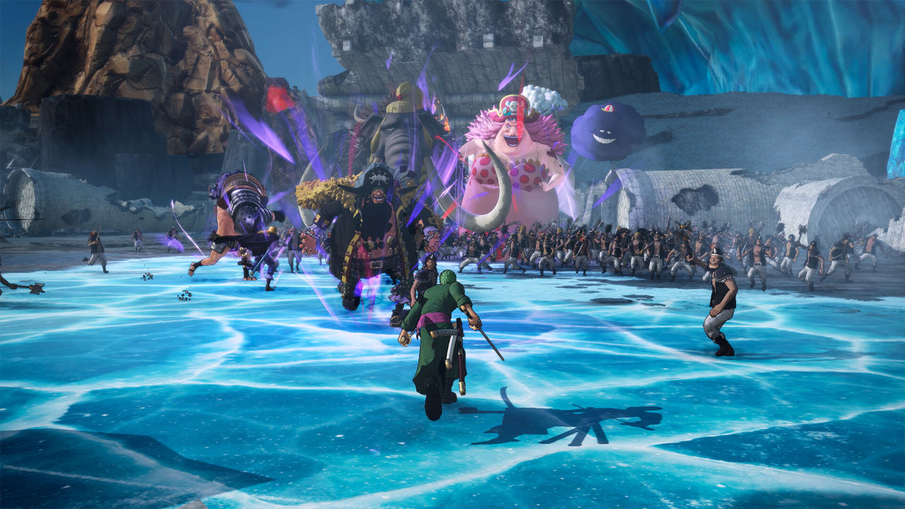 Una sequenza di gioco di One Piece: Pirate Warriors 4