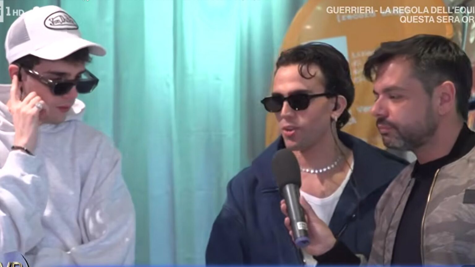 LDA e AKA 7even durante un'intervista