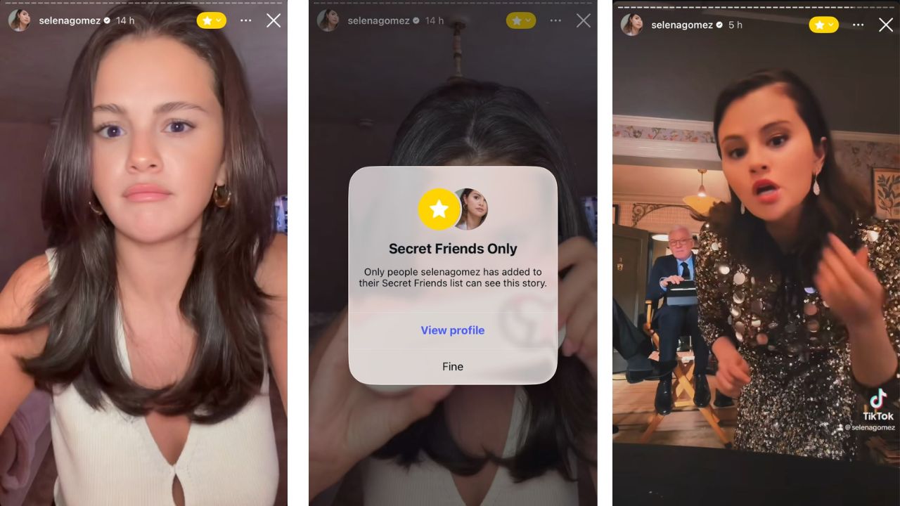 Selena Gomez nelle sue Instagram Stories