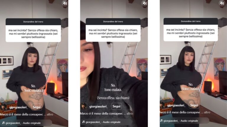 Il post di Giorgia Soleri