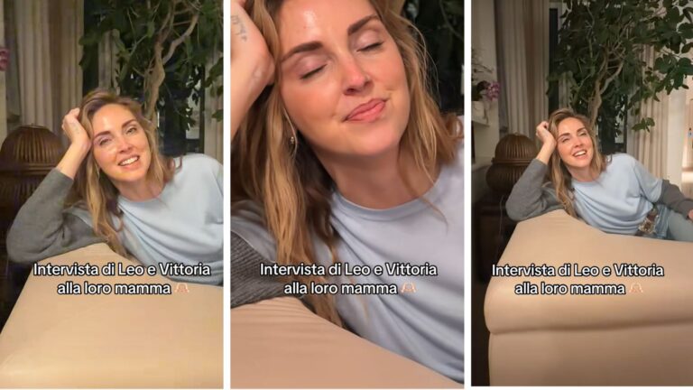 Intervista a Chiara Ferragni fatta dai figli