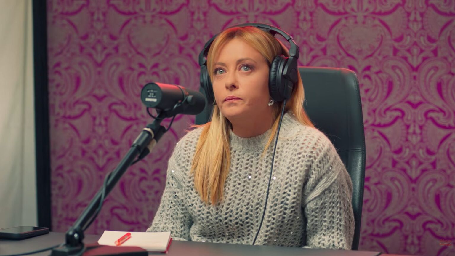 Meloni al Pulp Podcast