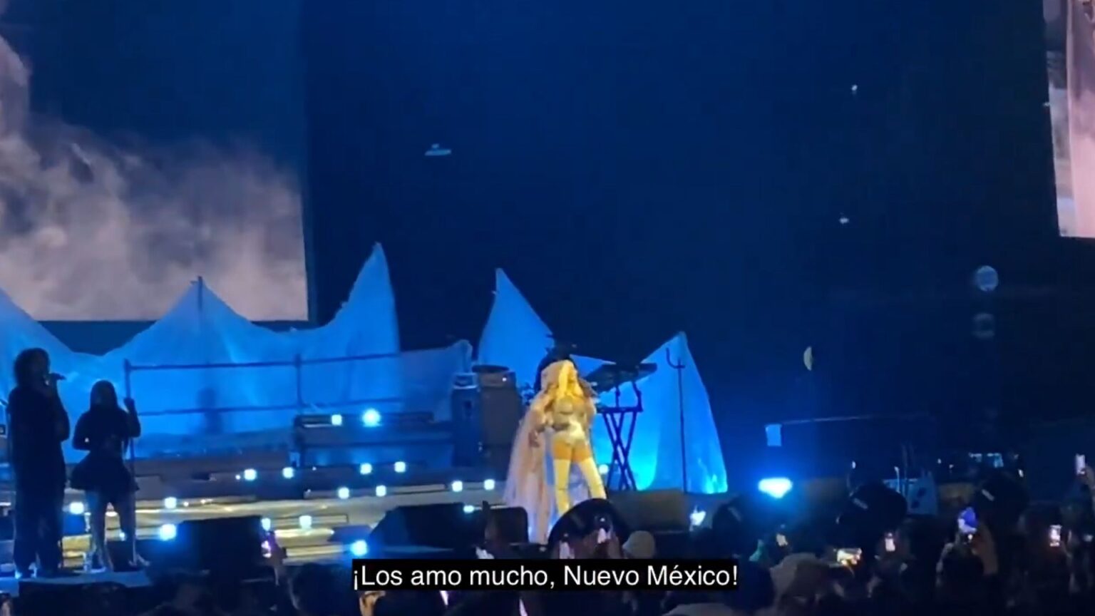 Christina Aguilera concerto in Messico