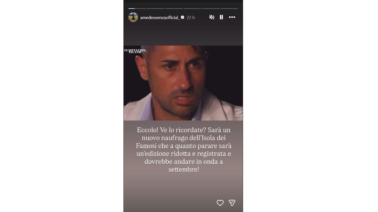 l'indiscrezione di Amedeo Venza