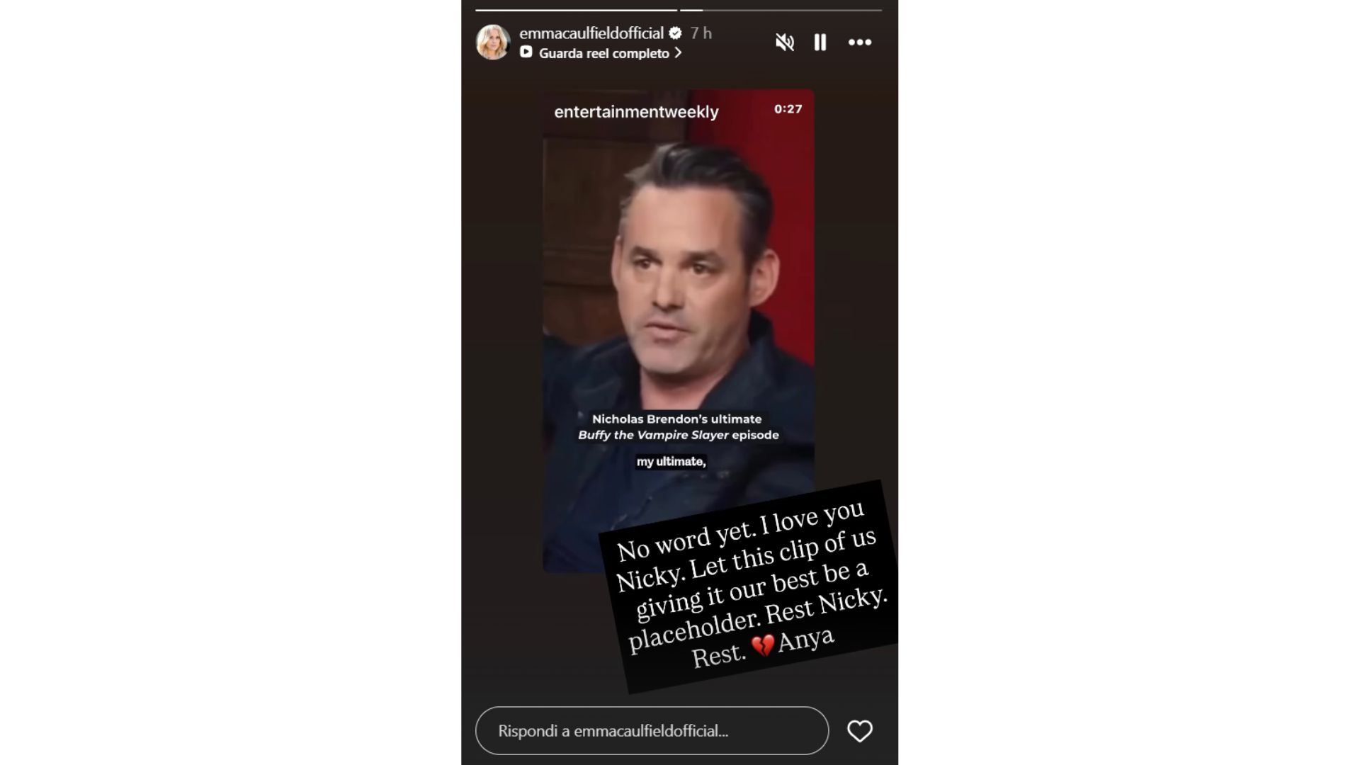 La stories di Emma Caulfield