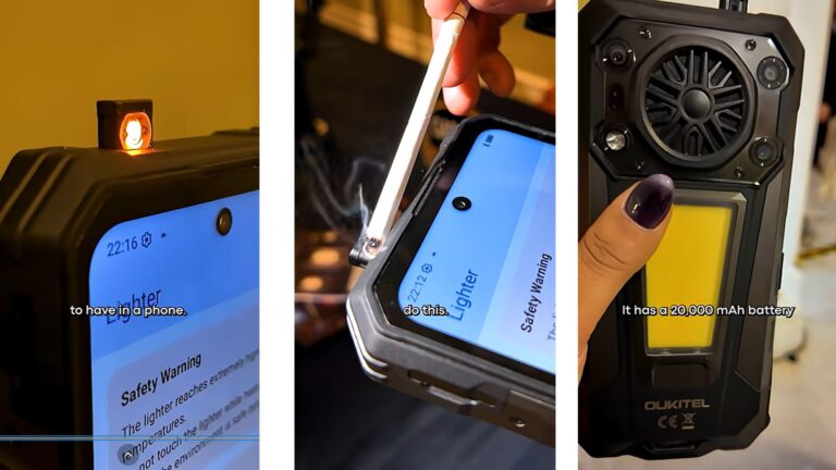 Lo smartphone che si trasforma in un accendino