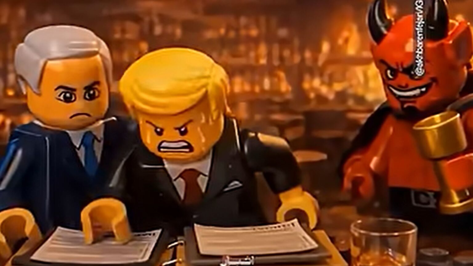 L’Iran pubblica un video in stile Lego contro Trump e Netanyahu