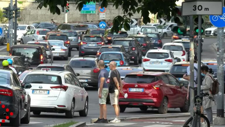 Un'immagine del traffico