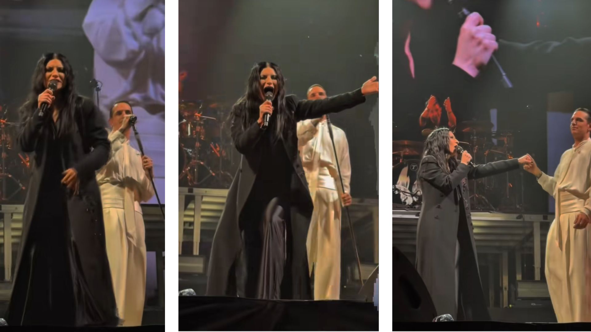 Il ritorno del meme virale “16 marzo”: Laura Pausini a sorpresa sul palco di Achille Lauro