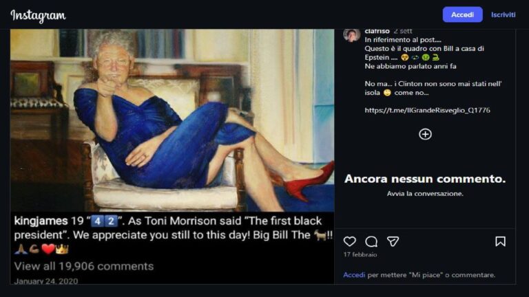 Quadro di Bill Clinton