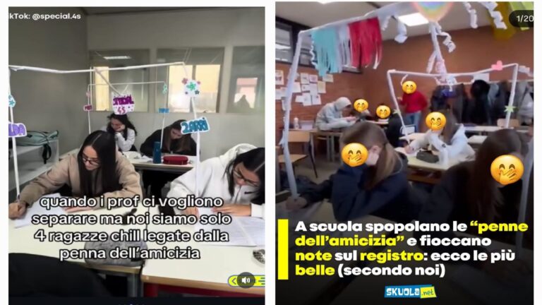 Penne dell’amicizia: il nuovo trend di Tik Tok fa infuriare i professori (ma unisce gli studenti) Penna d'amicizia -Fonte: Instagram