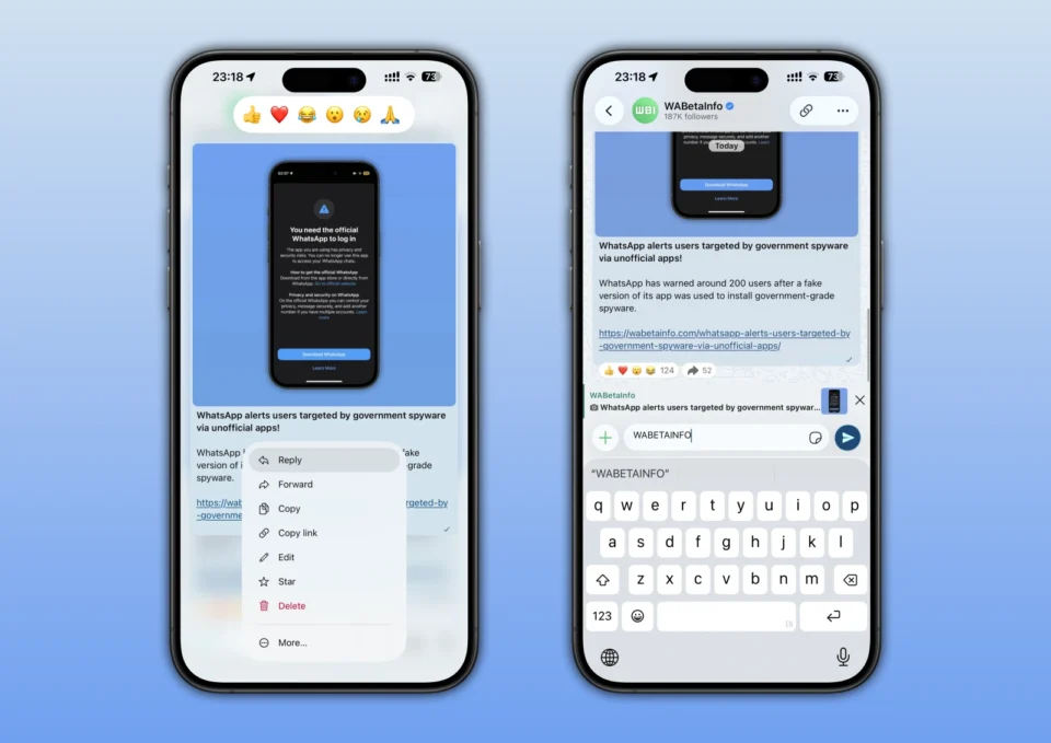 App Whatsapp per Admin