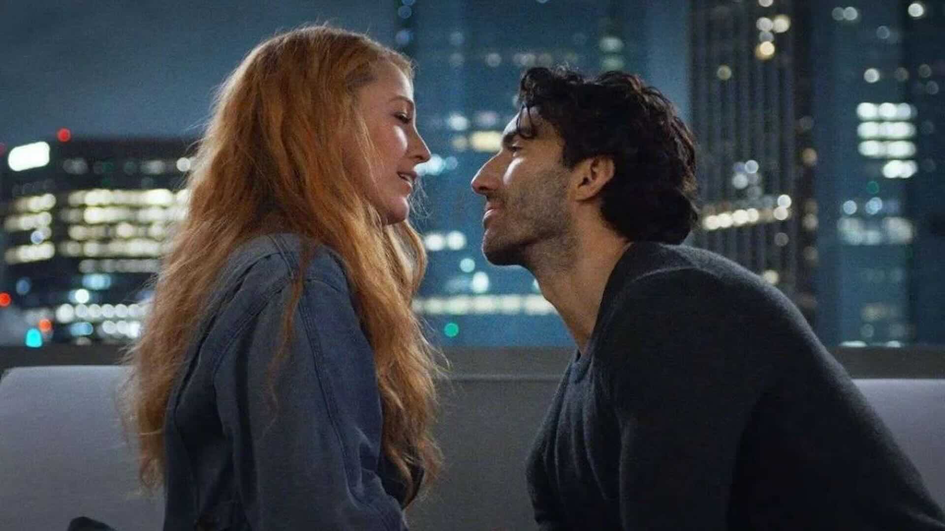 Justin Baldoni e Blake Lively in una scena del film It Ends With Us