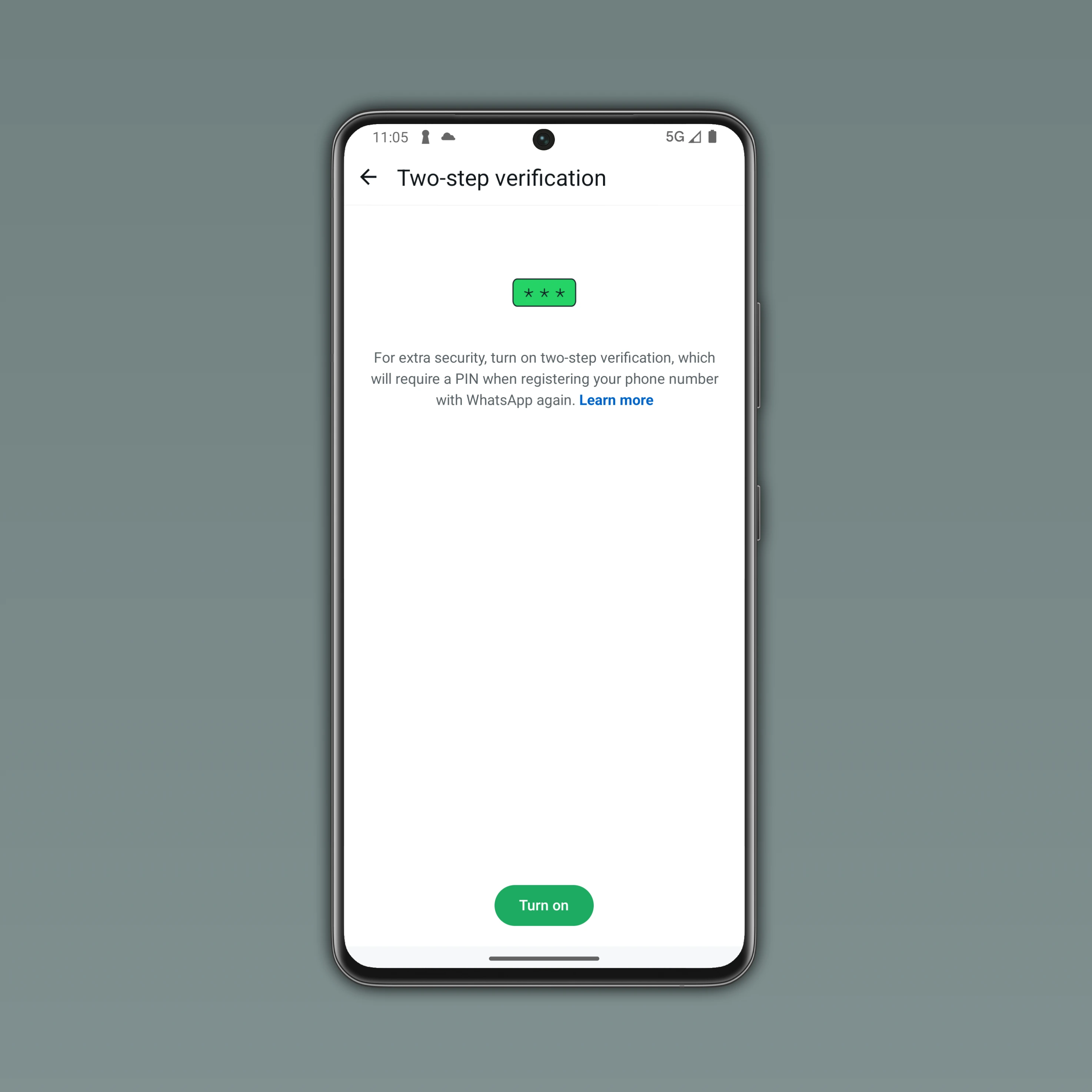 La verifica in due passaggi di Whatsapp