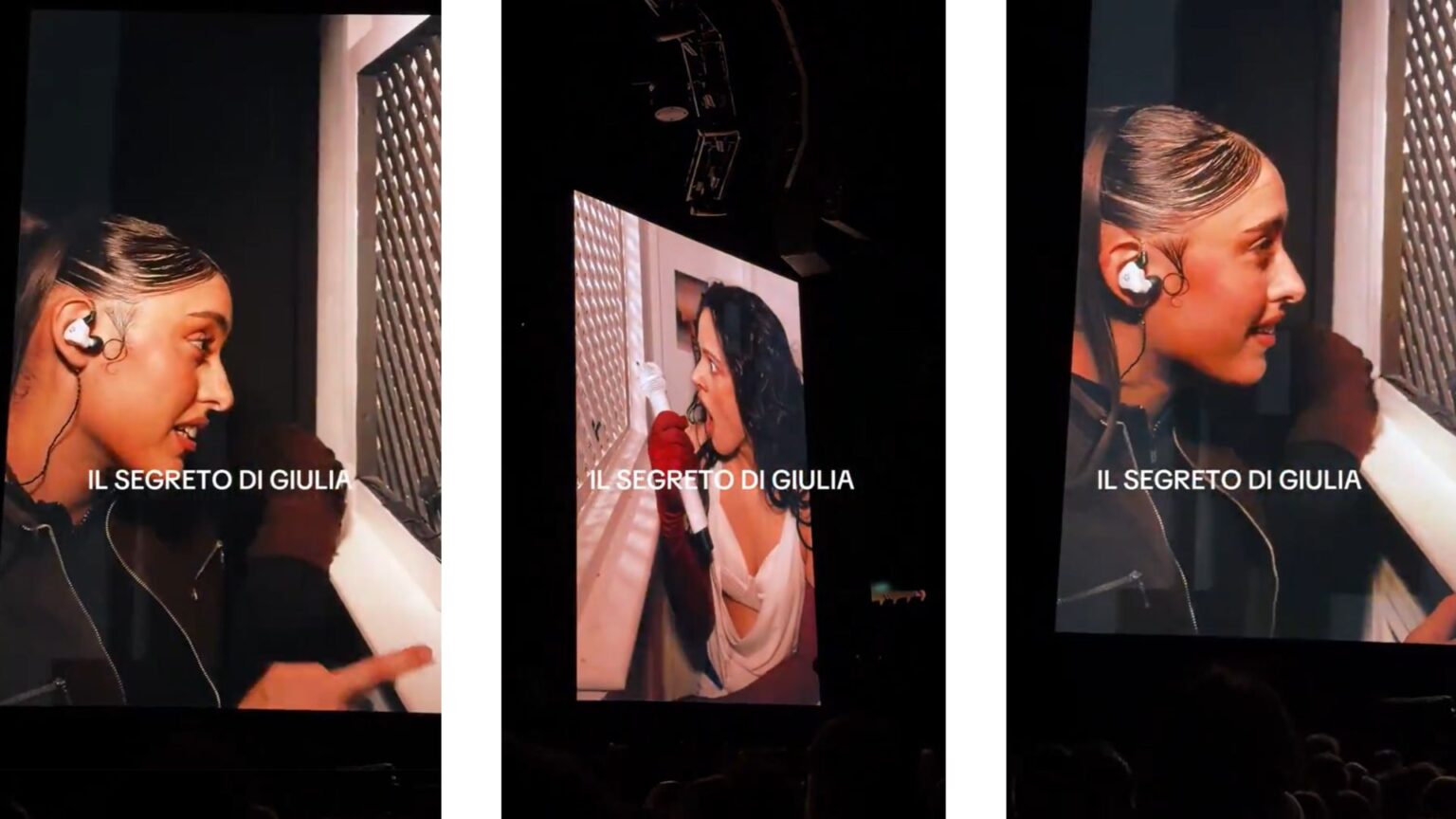 Giulia Stabile si confessa al concerto di Rosalia