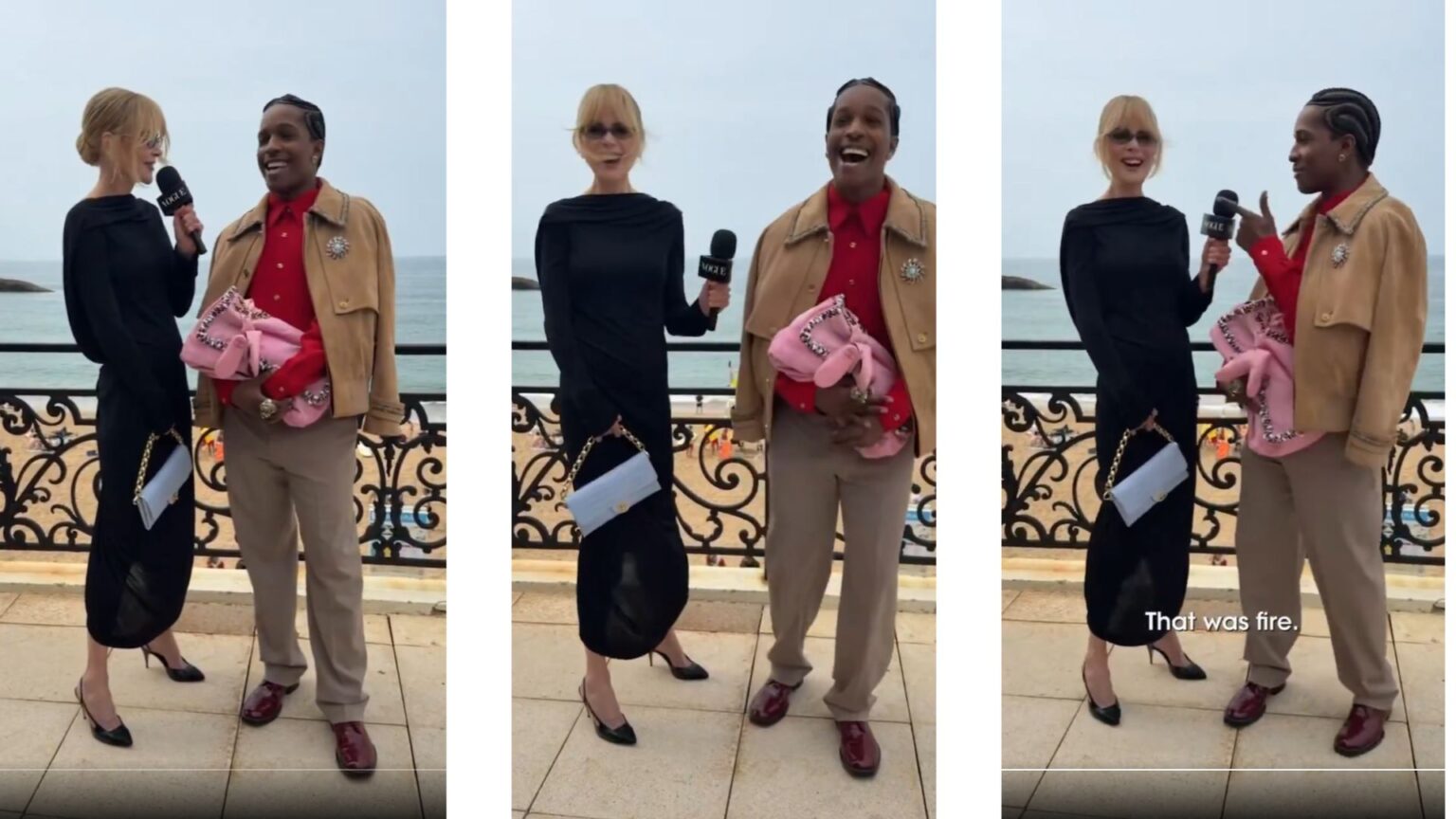 Nicole Kidman scherza con A$AP Rocky