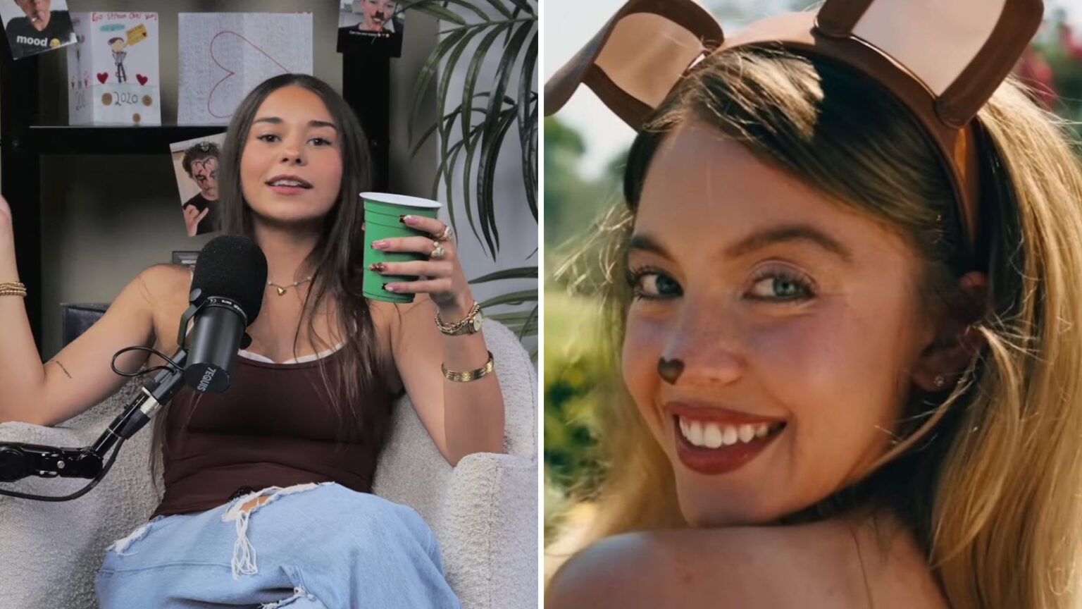 Rain e Sydney Sweeney in Euphoria