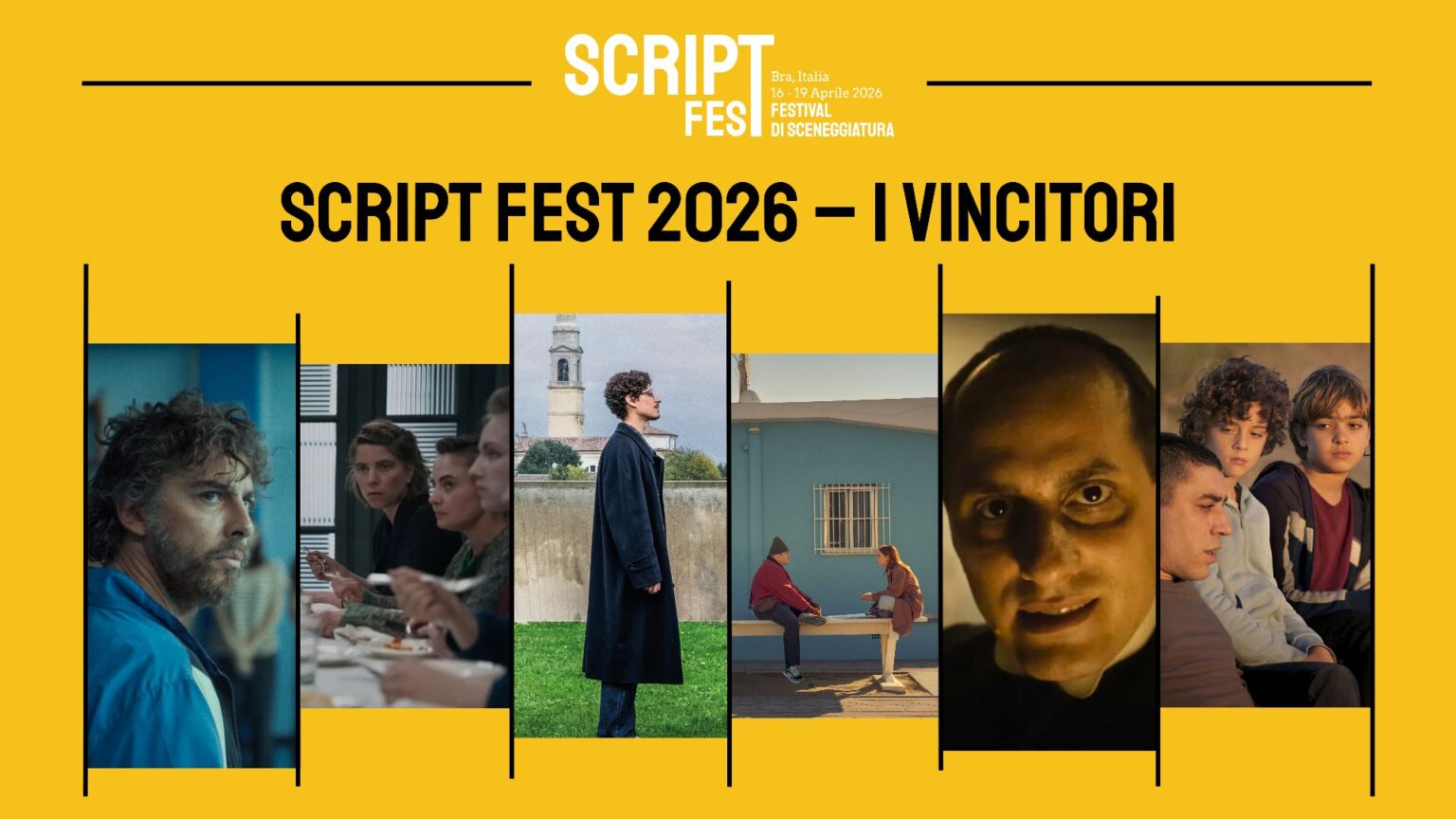 Script Fest di Bra 2026: annunciato il programma ufficiale del festival delle sceneggiature Festival degli Sceneggiatori -©Script Fest