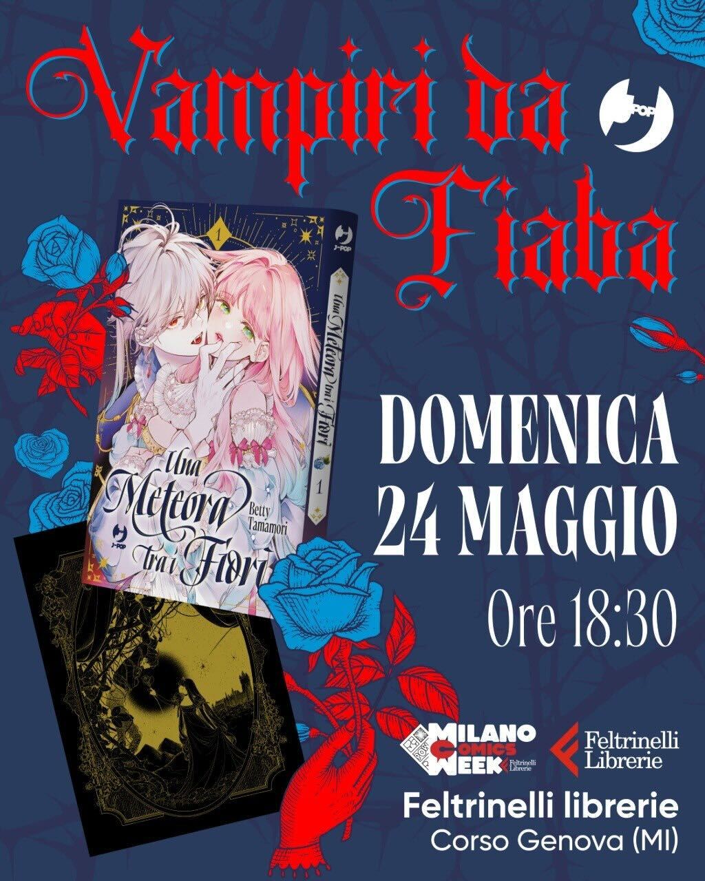Una meteora tra i fiori di Betty Tamamori -©J-POP Manga