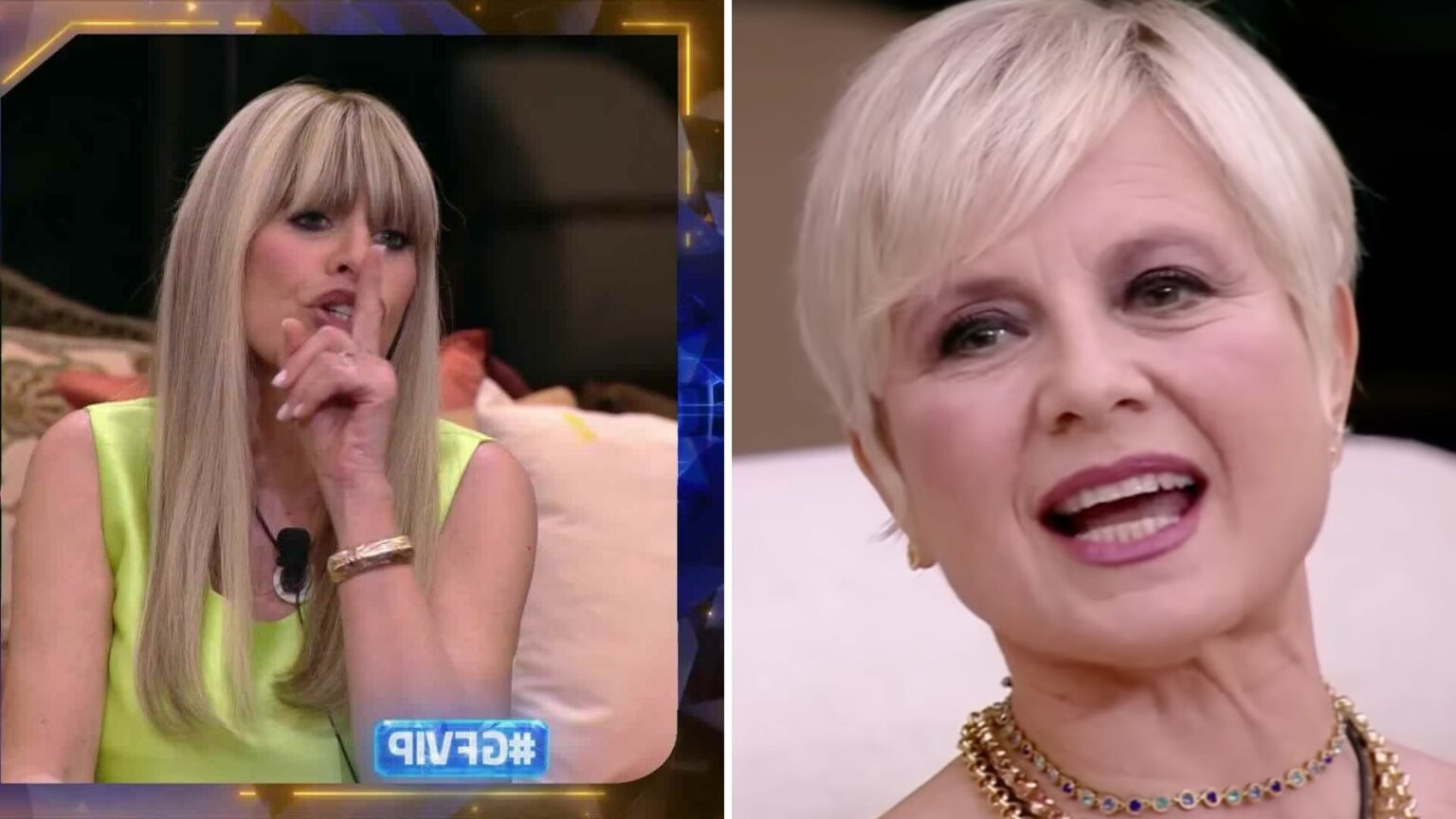 Alessandra Mussolini ed Antonella Elia