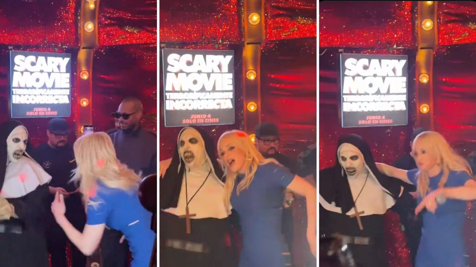 Anna Faris mentre balla all'evento di Scary Movie 6