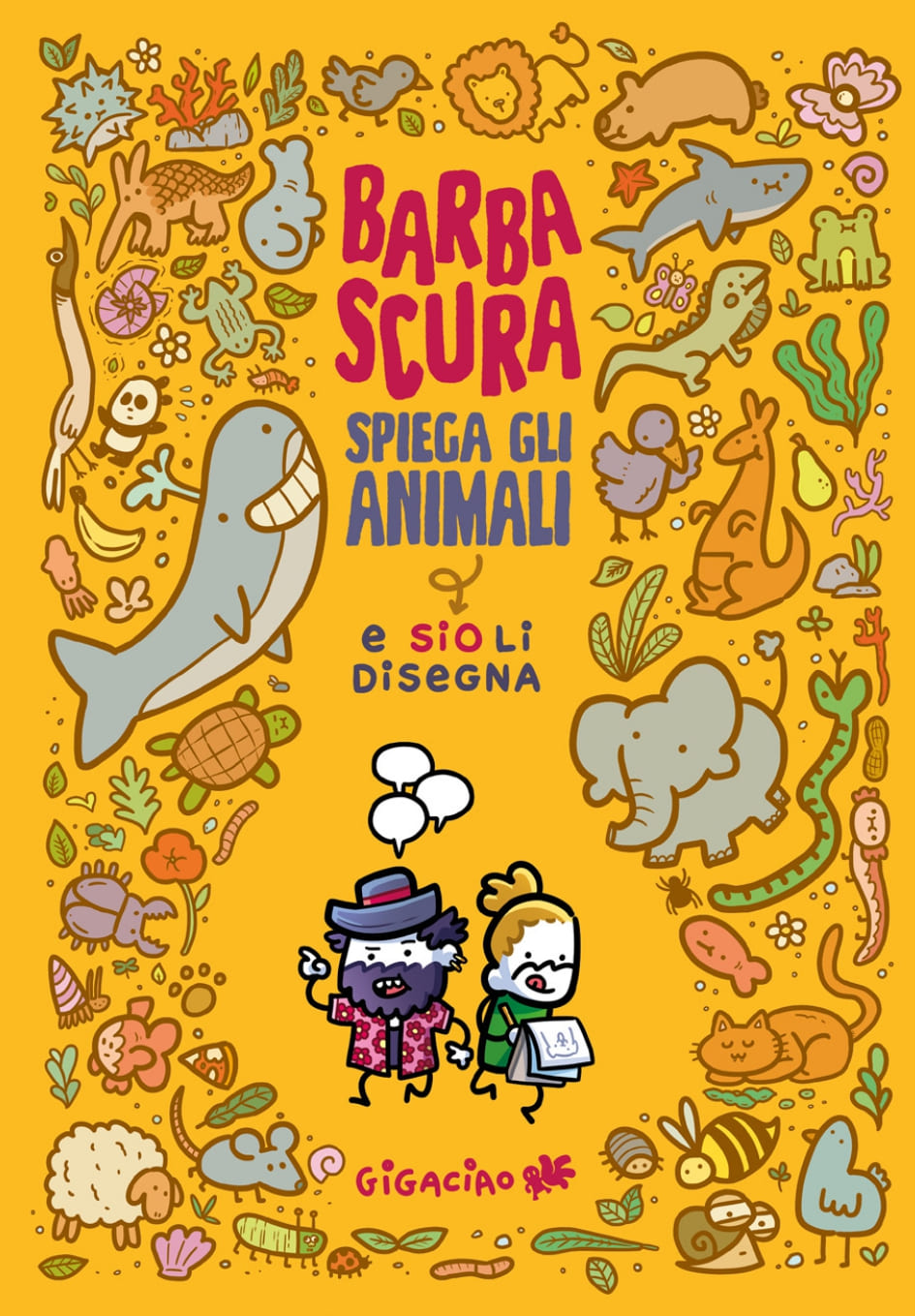 BarbascuraX spiega gli animali e Sio li disegna -©Gigaciao