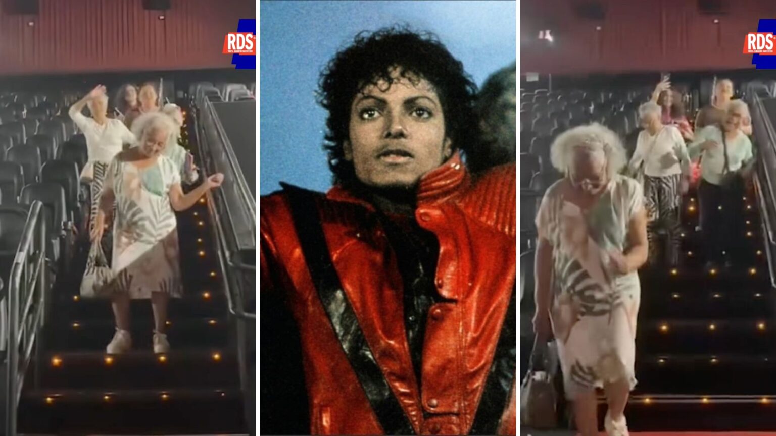 Delle fan di Michael Jackson al cinema