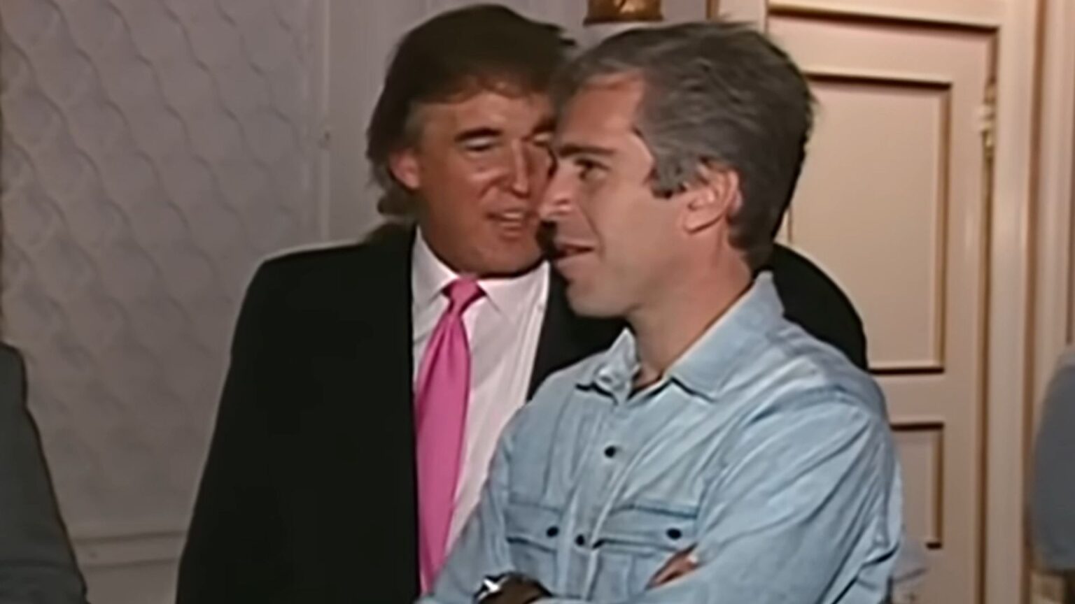 Donald Trump e Jeffrey Epstein nel 1992