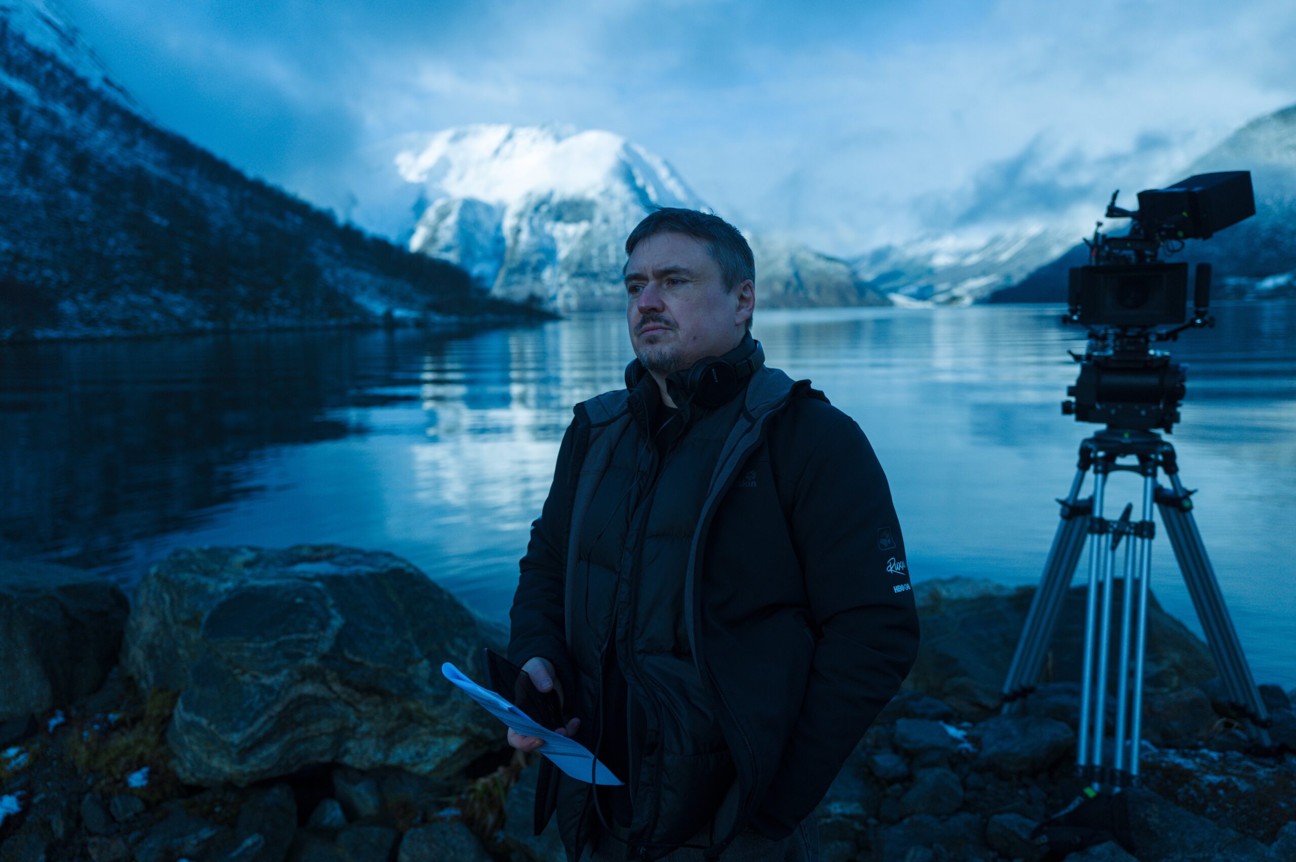Cristian Mungiu sul set di Fjord