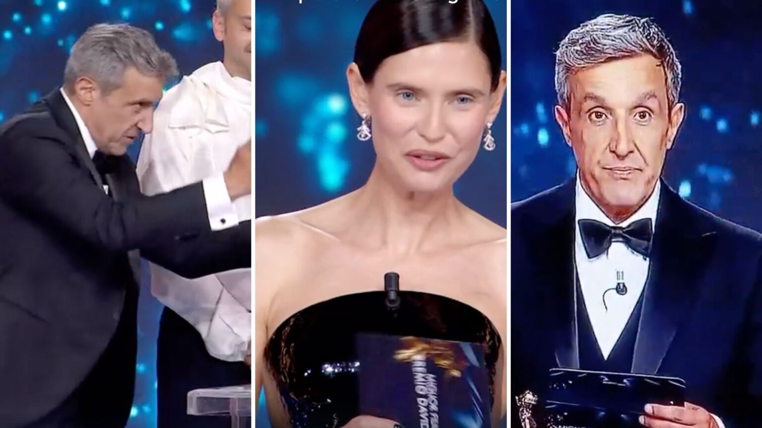 Flavio Insinna e Bianca Balti ai David 2026