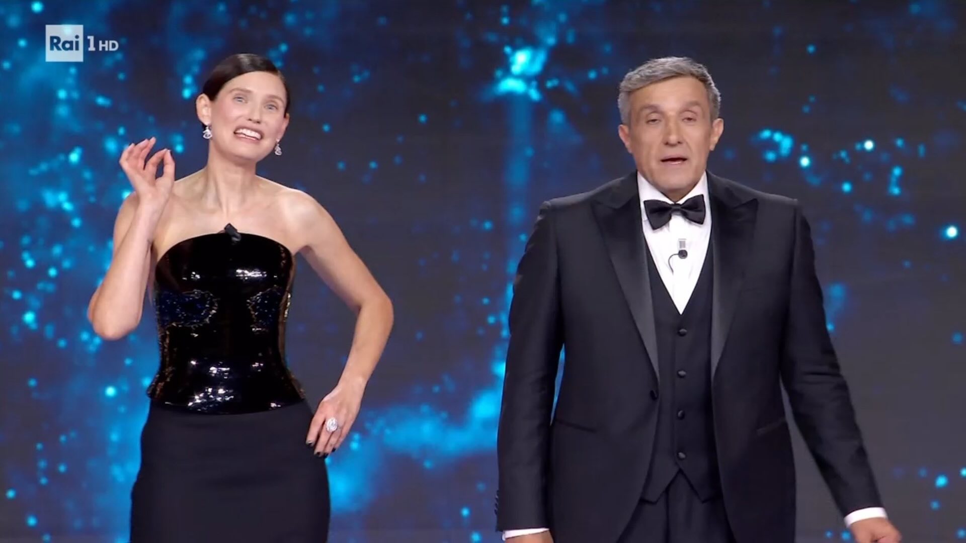 Flavio Insinna e Bianca Balti ai David 2026