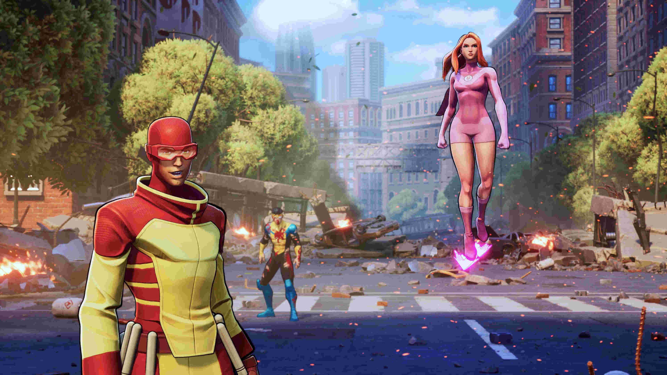 Una sequenza di gioco di Invincible VS