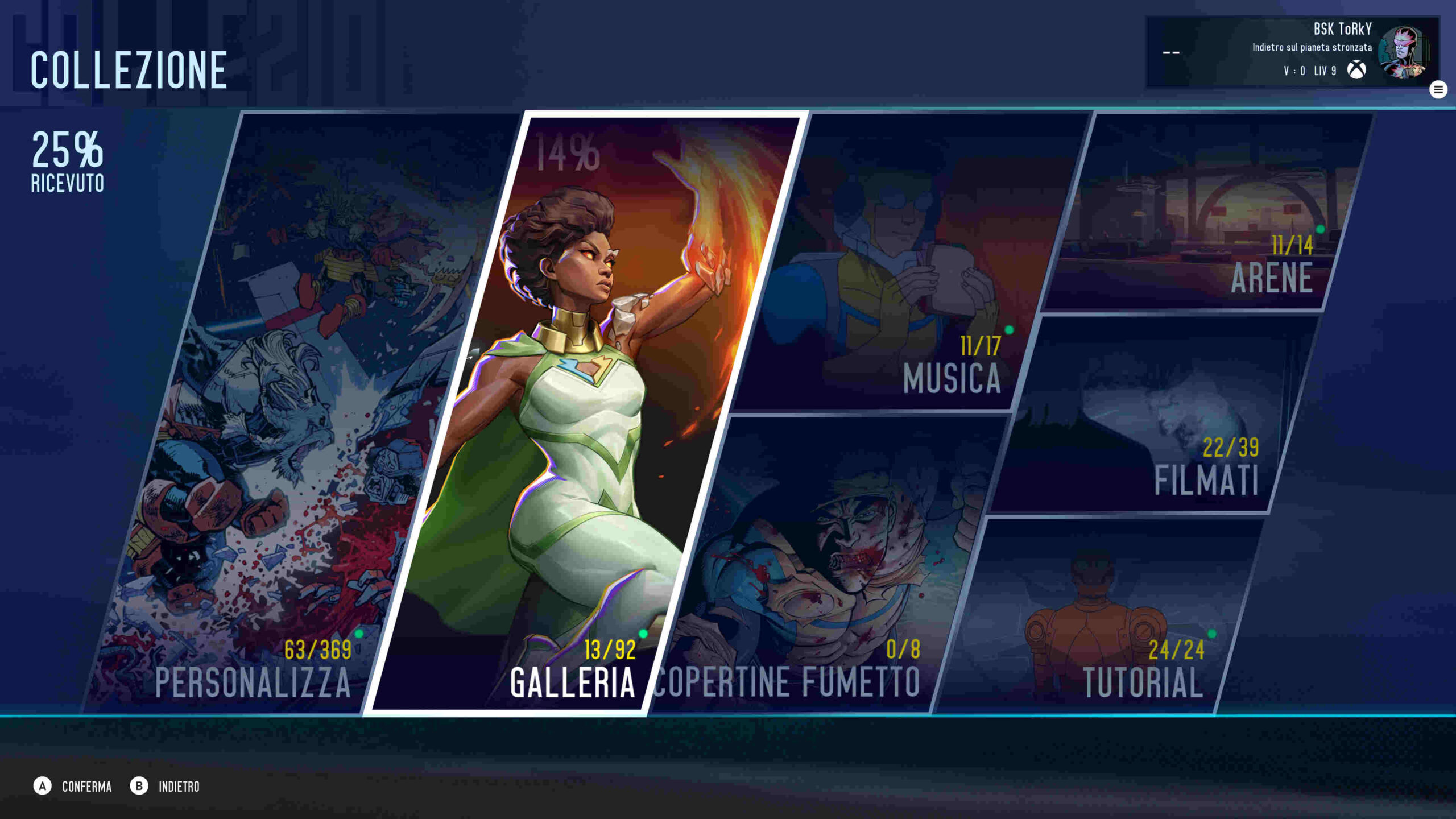 Una sequenza di gioco di Invincible VS