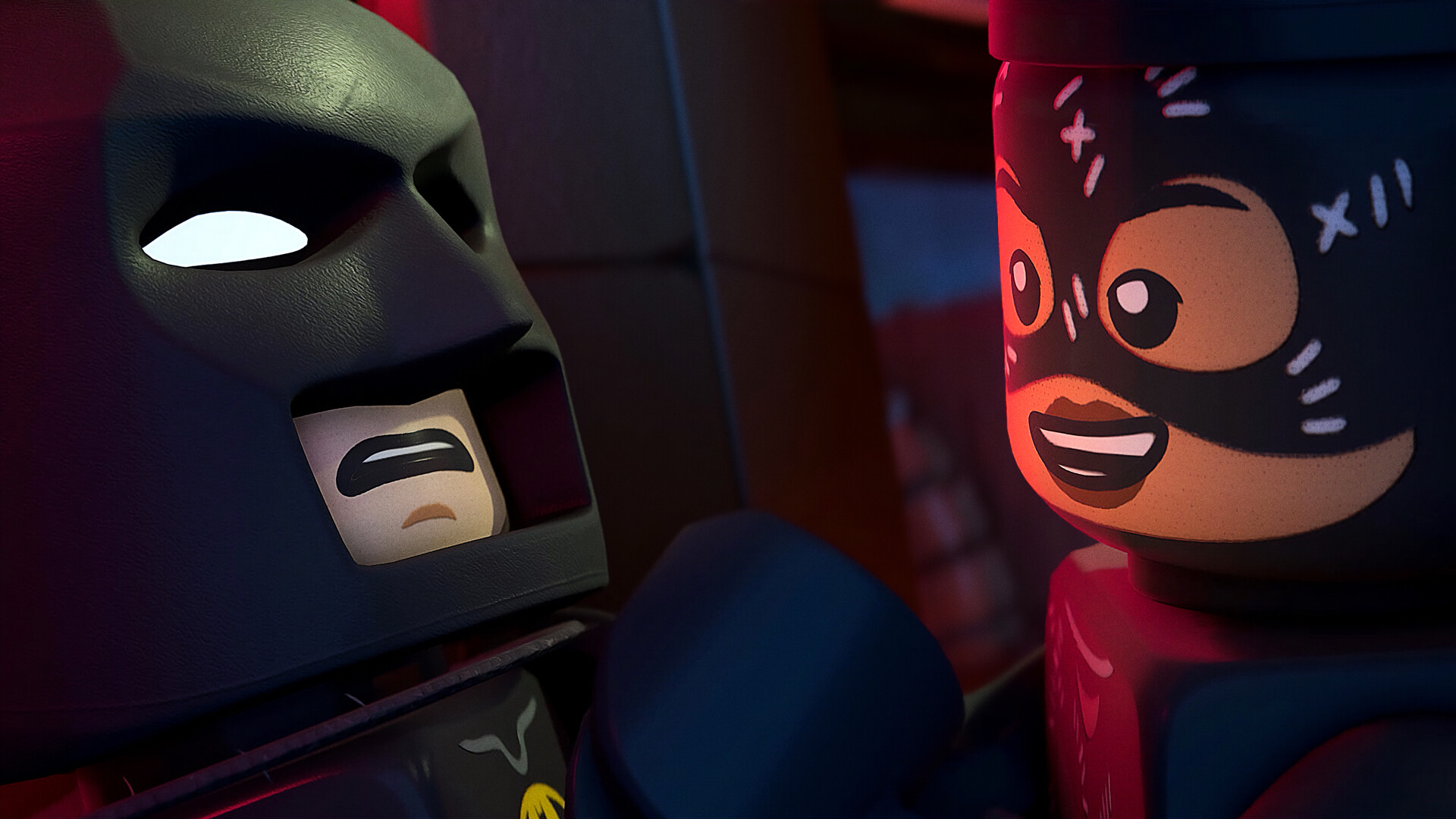 Batman e Catwoman in LEGO Batman l'eredità del Cavaliere Oscuro