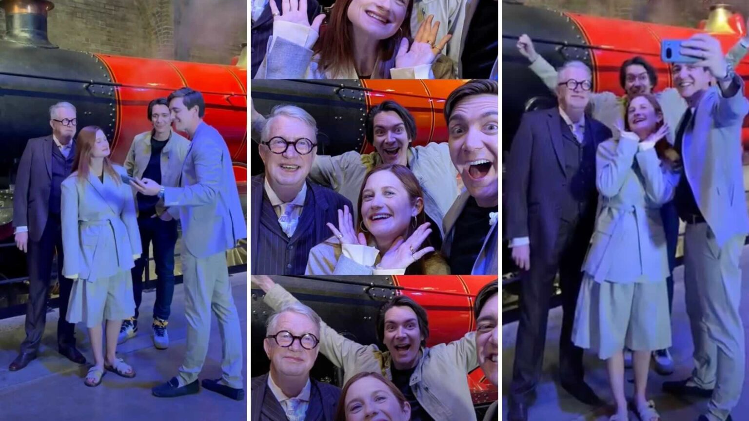 La reunion dei Weasley di Harry Potter al Binario 9¾
