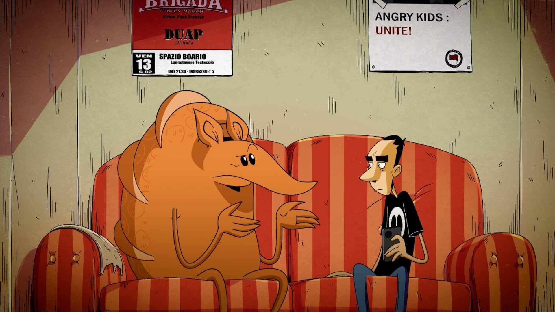 L'armadillo e Zerocalcare di Due Spicci