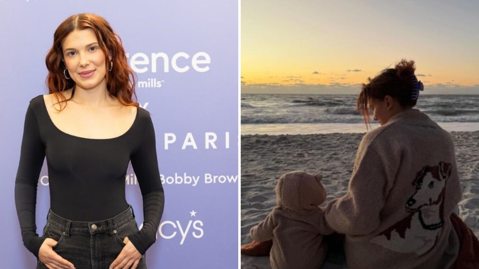 Millie Bobby Brown avrebbe svelato per errore il nome della figlia: il dettaglio notato dai fan fa discutere Millie Bobby Brown con la figlia