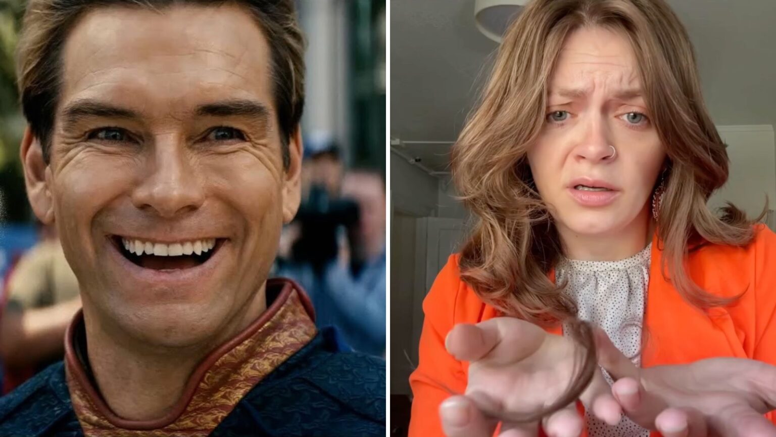 TikTok impazzisce per la “sosia” di Ashley di The Boys: poi interviene addirittura Patriota Patriota e la sosia di Ashley Barrett di The Boys