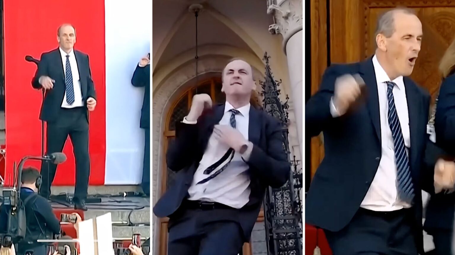 Péter Magyar mentre balla a Budapest