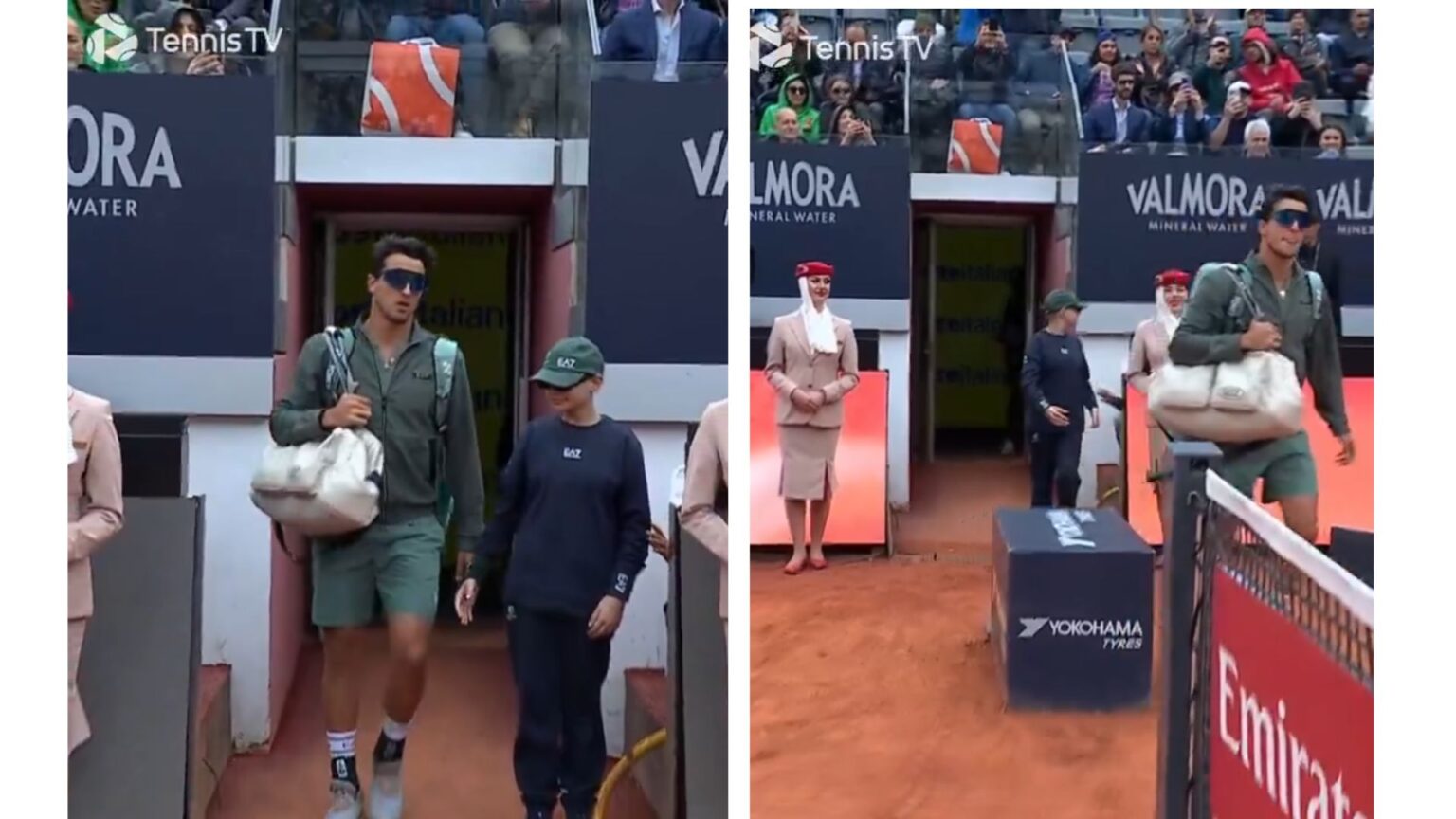 Darderi entra in campo e non vede la bambina