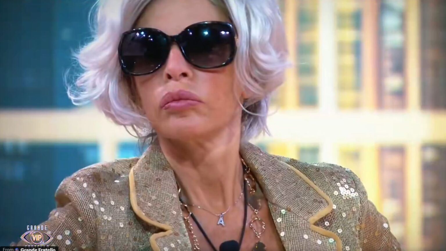 Alessandra Mussolini nei panni di Miranda Priestly
