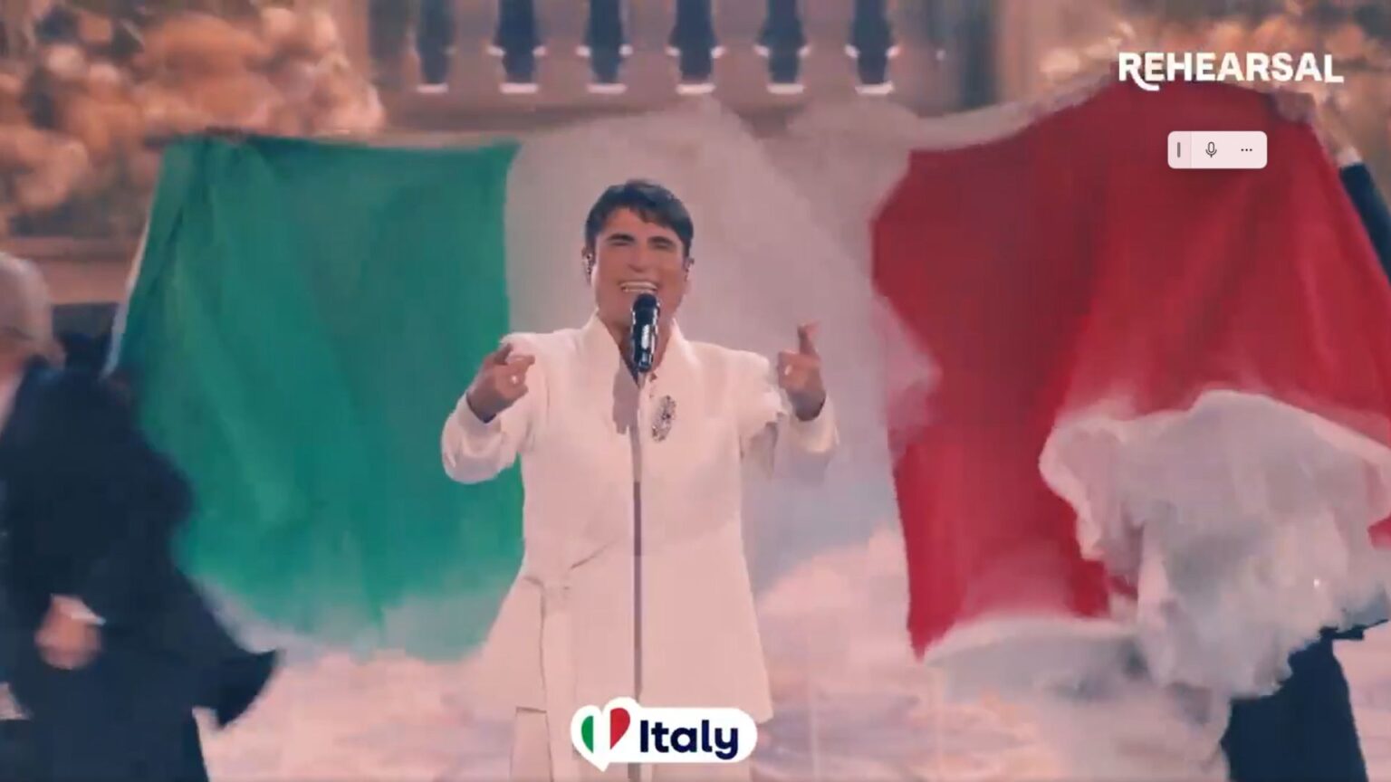 Sal Da Vinci alle prove dell'Eurovision 2026