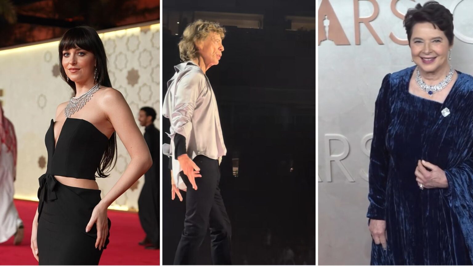 I carabinieri fermano il party di Mick Jagger a Stromboli: le star vanno a dormire, ma è un danno d’immagine per l’arcipelago Dakota Johnson, Mick Jagger, Isabella Rossellini