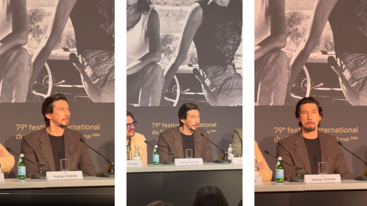 Adam Driver in conferenza stampa a Cannes 2026