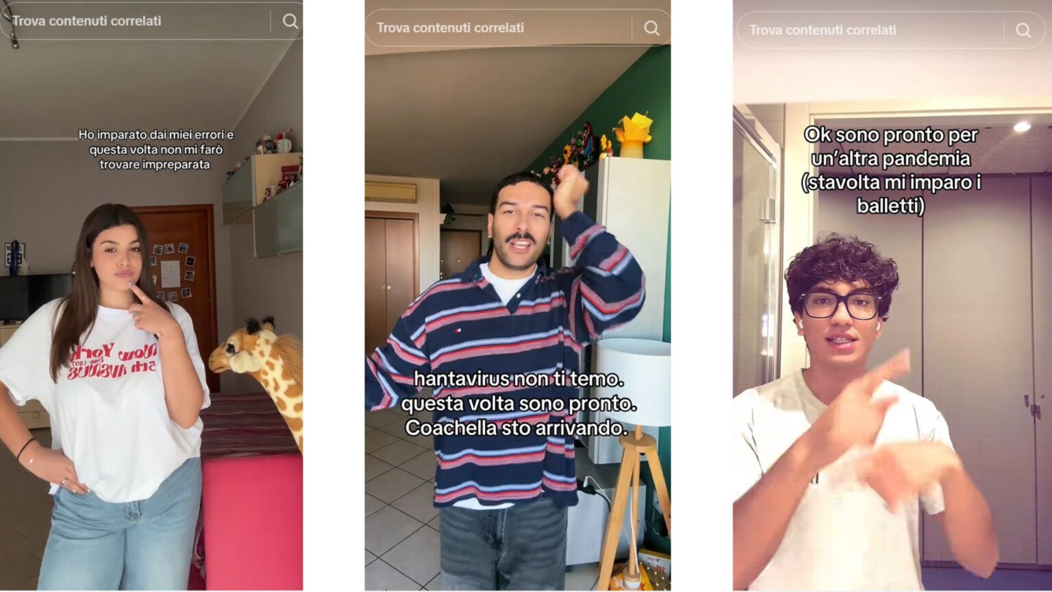 Allarme Hantavirus, ma su TikTok è già corsa all’influencer: “Stavolta sarò pronto” Il trend "Hantavirus non ti temo" su TikTok