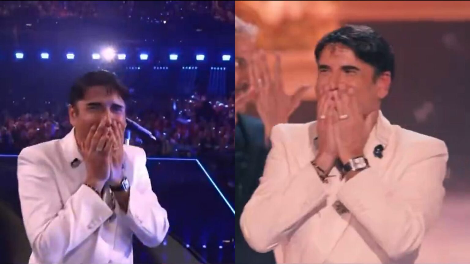 Sal Da Vinci emozionato alla finale dell'Eurovision 2026