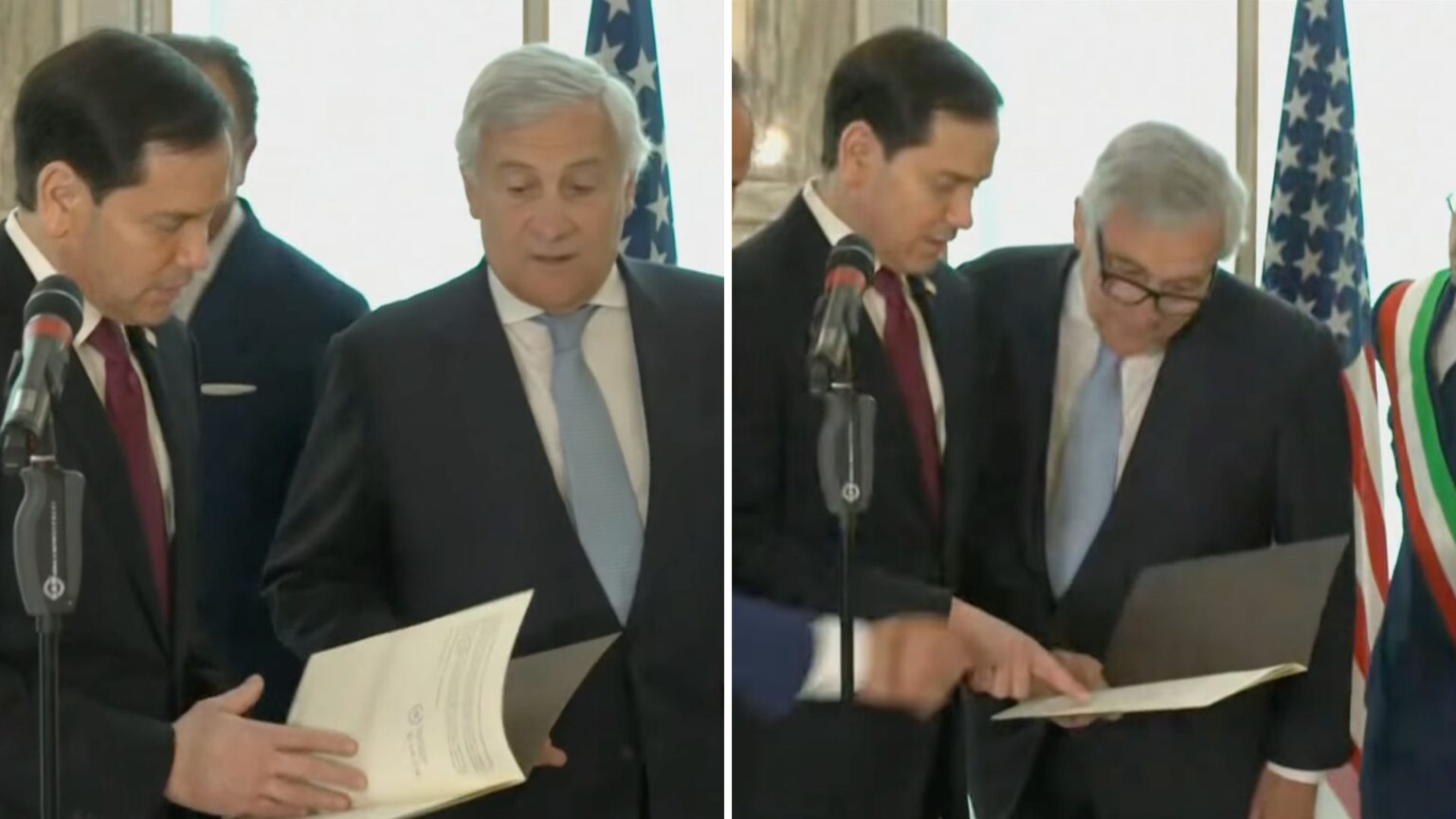 Rubio e Tajani