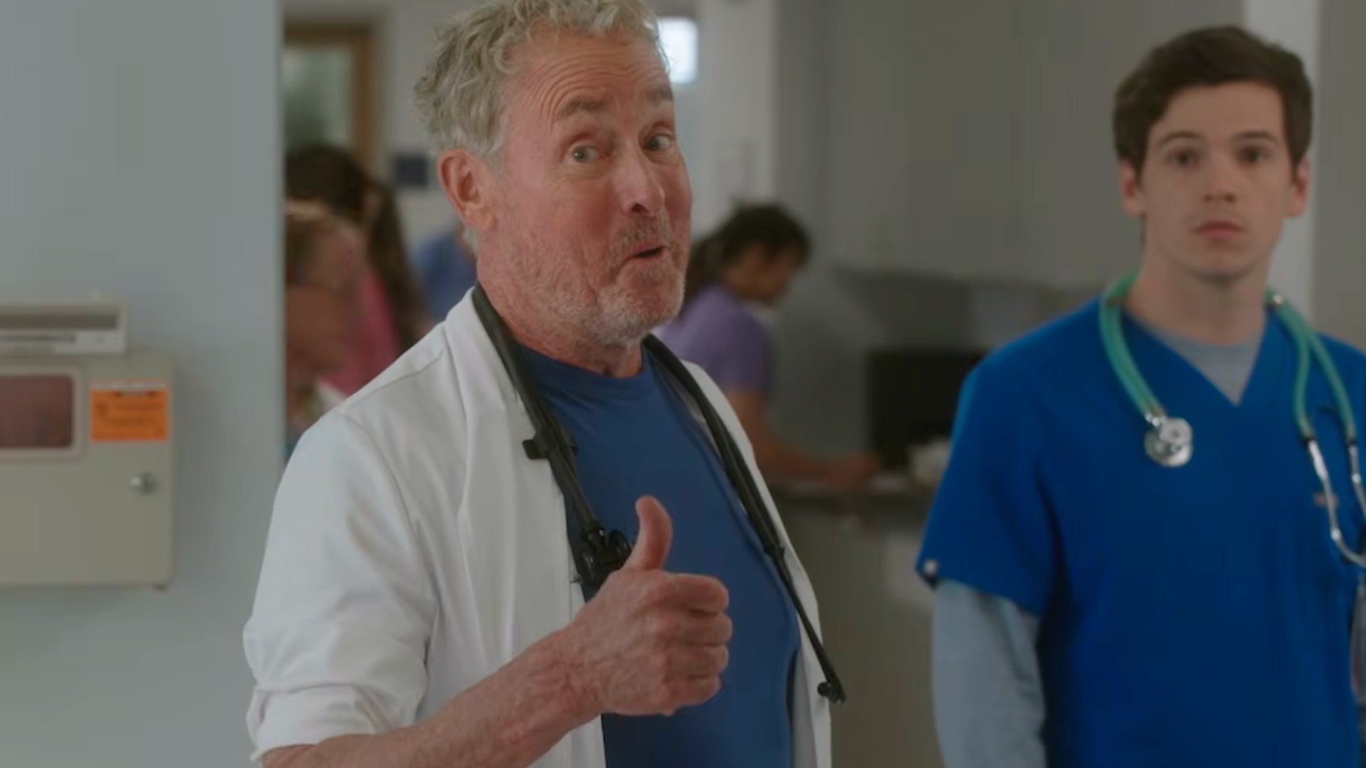 John C McGinley in una scena di Scrubs