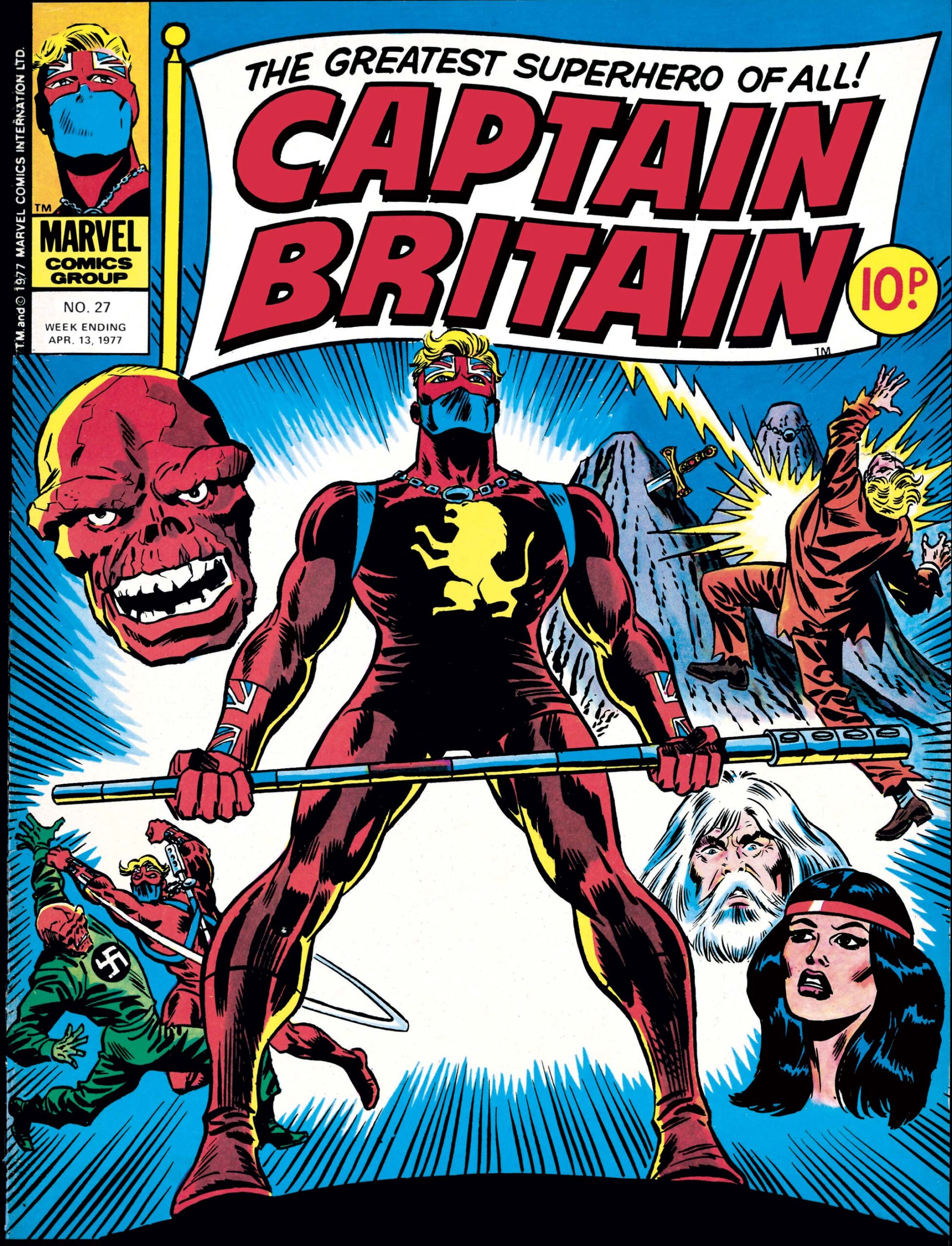 Copertina del numero 27 di Capitan Bretagna