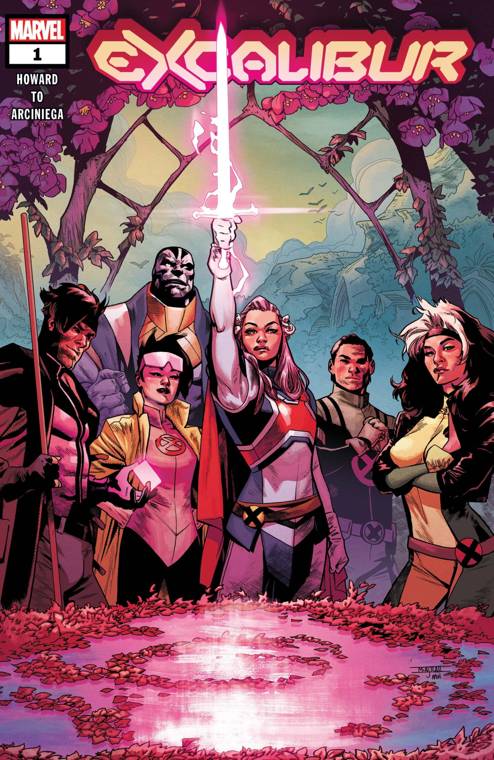 Copertina del primo numero di Excalibur nel ciclo di Dawn of X